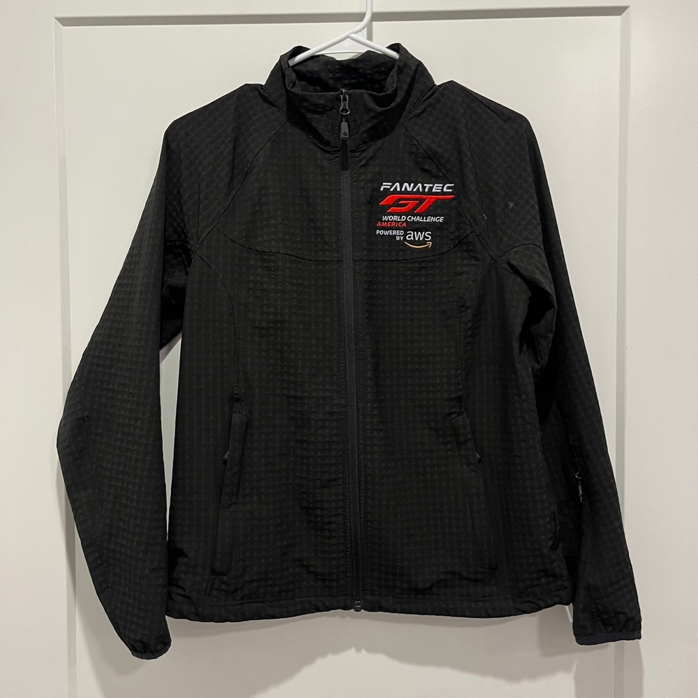 Stormtech Kyoto Jacket Womens Small Black Fanatec GT World Challenge America AWS